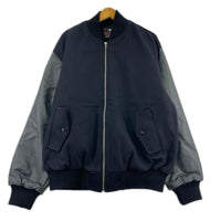 ジャケット GAME ﾚｻﾞｰ切替 ｽﾀｼﾞｬﾝ 紺（L） L
