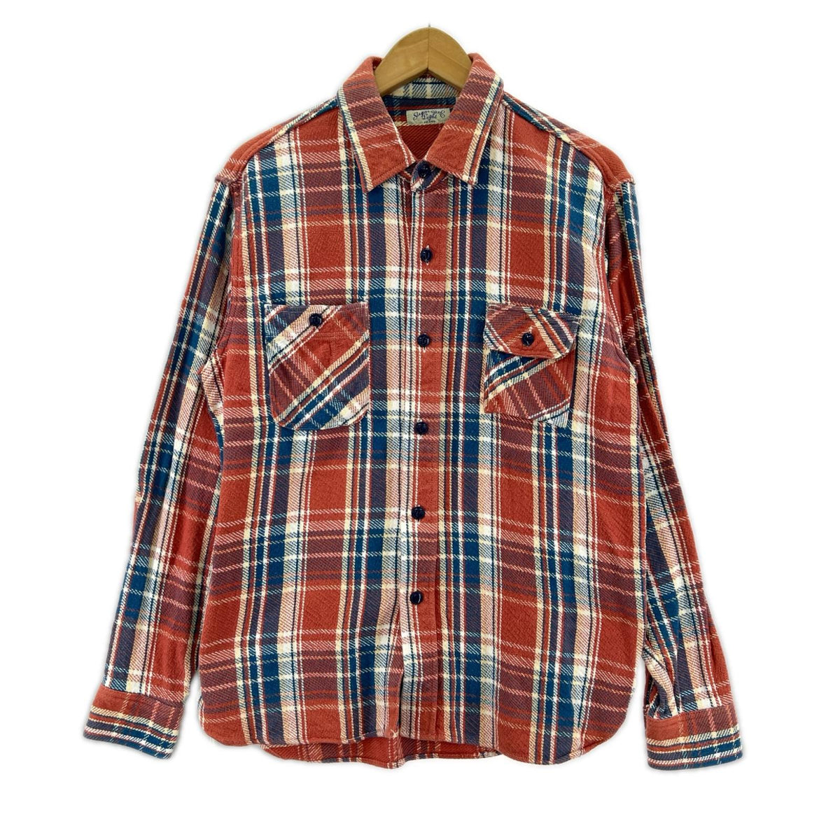 長袖シャツ LIGHT TWILL CHECK WORK SHIRT M