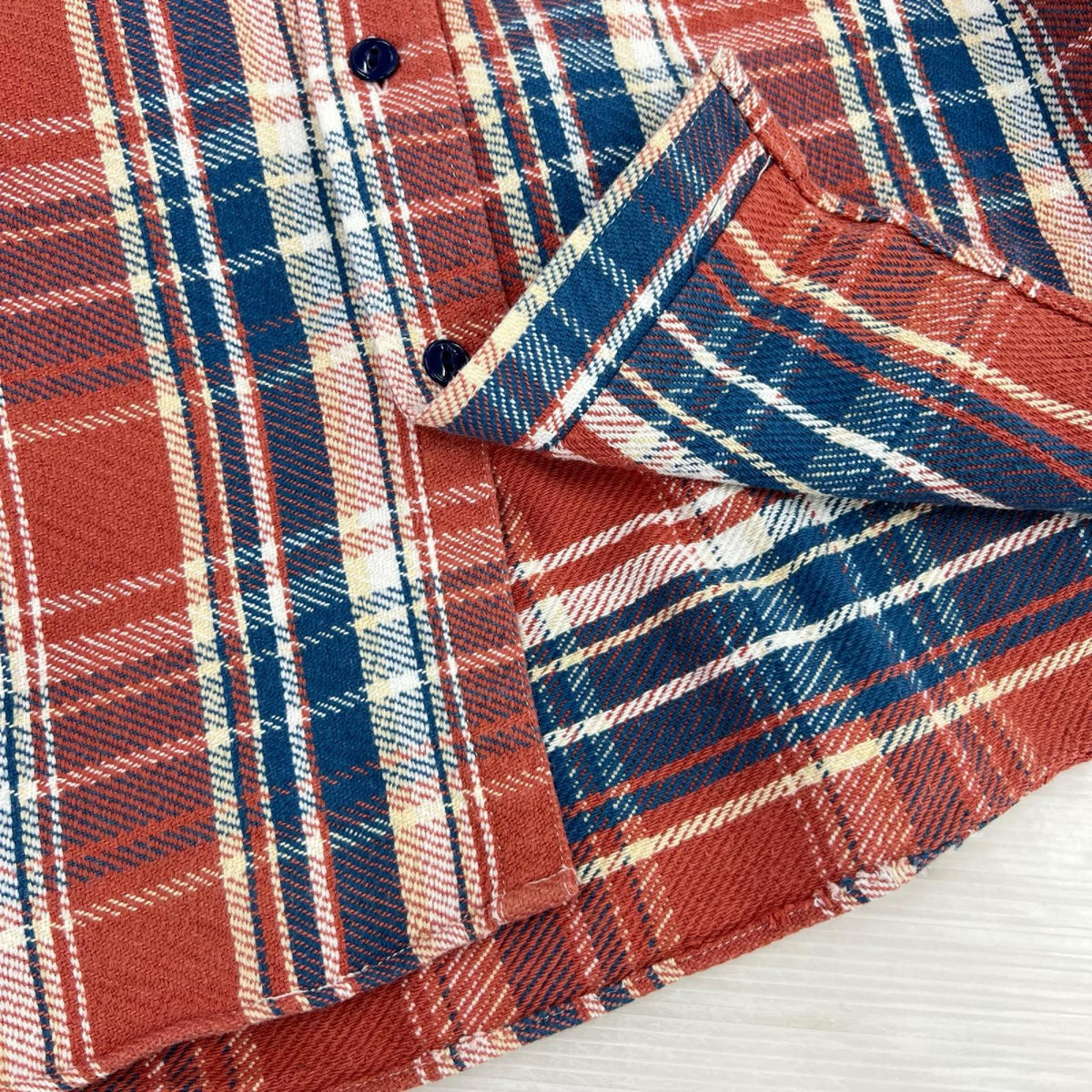 長袖シャツ LIGHT TWILL CHECK WORK SHIRT M