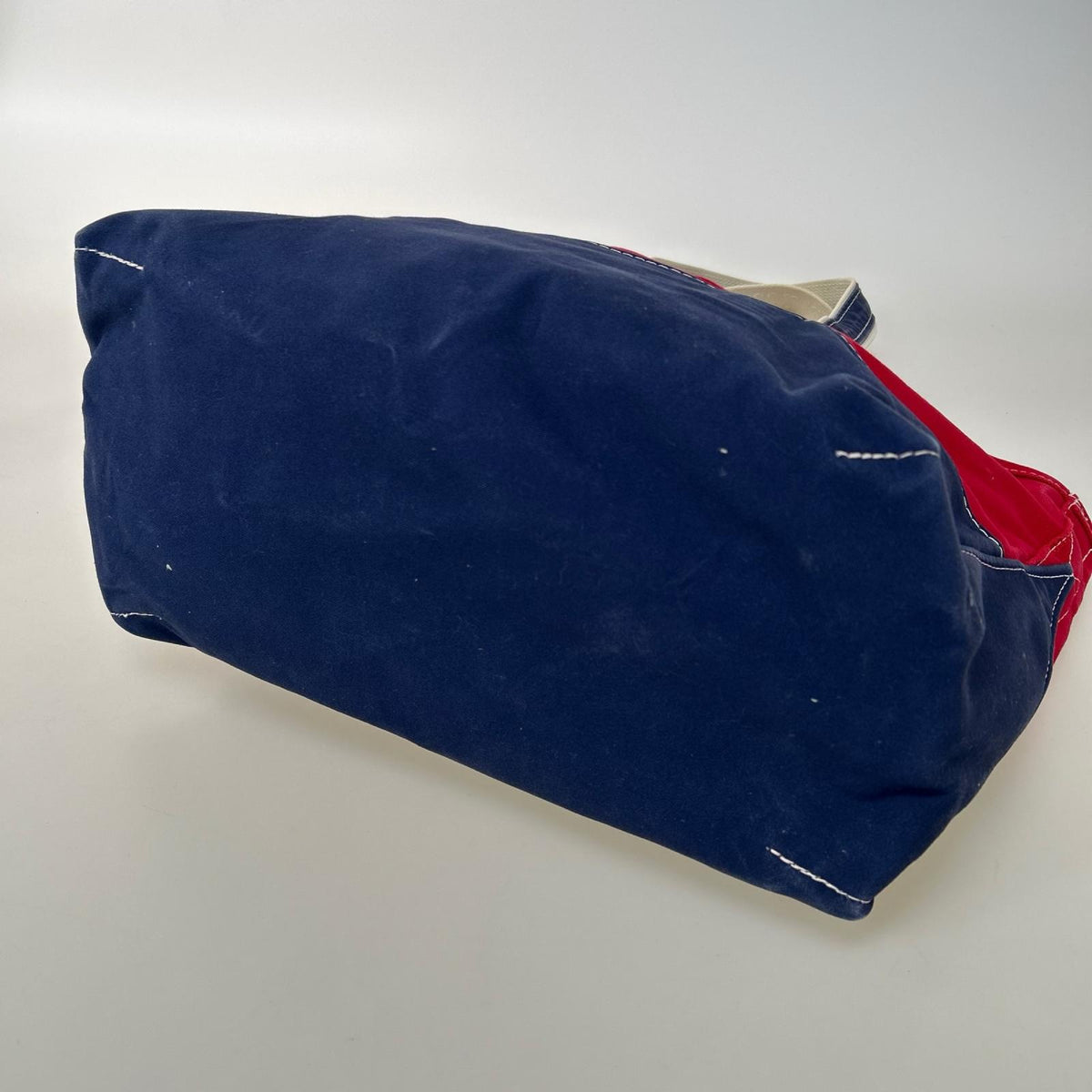 その他バッグ BEAMS PLUS別注 Deep Bottom Deluxe Boat＆Tote 赤/紺