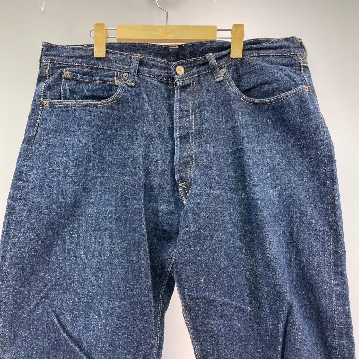 デニムパンツ 1101 2nd-HAND ｾｺﾊﾝ ｲﾝﾃﾞｨｺﾞ (W38) 38 ネイビー