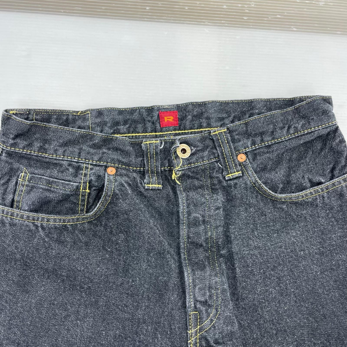 デニムパンツ RESOLTE 15周年 大戦ﾓﾃﾞﾙ ﾃﾞﾆﾑﾊﾟﾝﾂ 31 ブラック