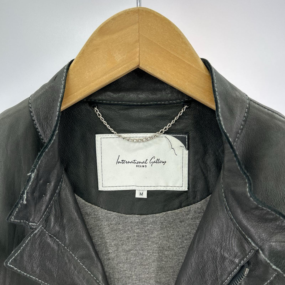 レザージャケット シングルライダース ラムレザー BLK M M ブラック