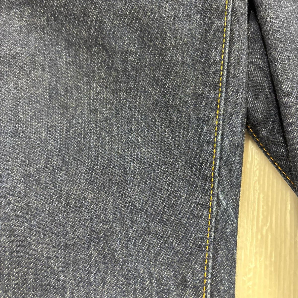 デニムパンツ ﾃｰﾊﾟｰﾄﾞﾊﾟﾝﾂ (32) S ネイビー