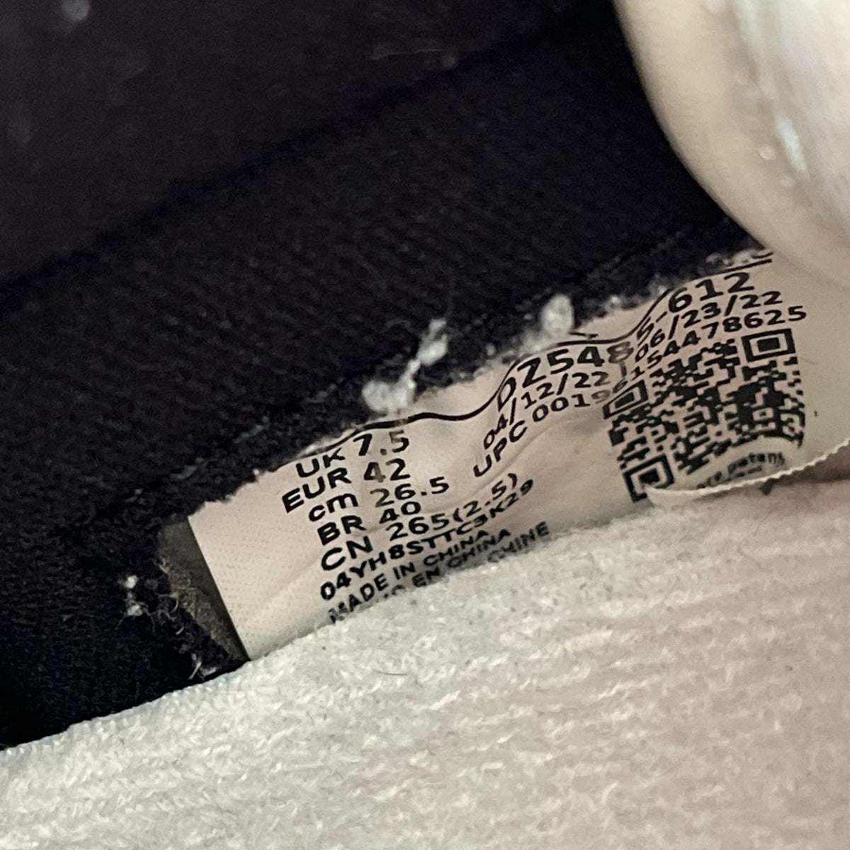 スニーカー AIR JORDAN 1 HIGH OG LOST&FOUND 26.5cm 26.5cm (US8 1/2 UK8 EU43)