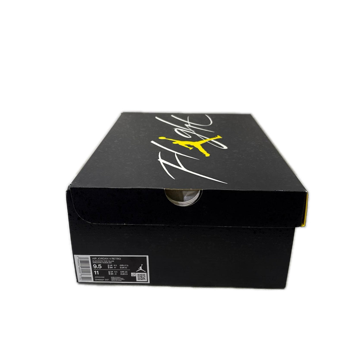スニーカー Air Jordan 4 Retro Thunder 27.5cm (US9 1/2 UK9 EU45) ブラック