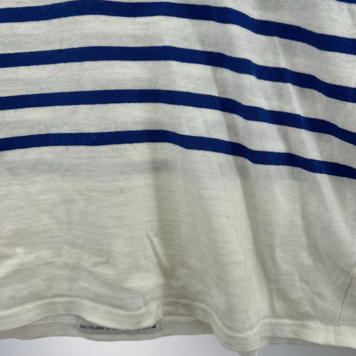 長袖Ｔシャツ 1×2Border/白青 3