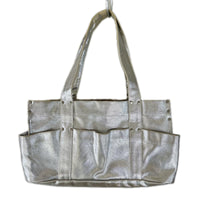 その他バッグ KAPITAL 箔ｷｬﾝﾊﾞｽ ﾌﾞﾘｯｸﾂｰﾙ BAG M シルバー