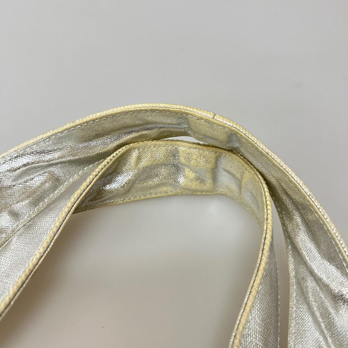 その他バッグ KAPITAL 箔ｷｬﾝﾊﾞｽ ﾌﾞﾘｯｸﾂｰﾙ BAG M シルバー
