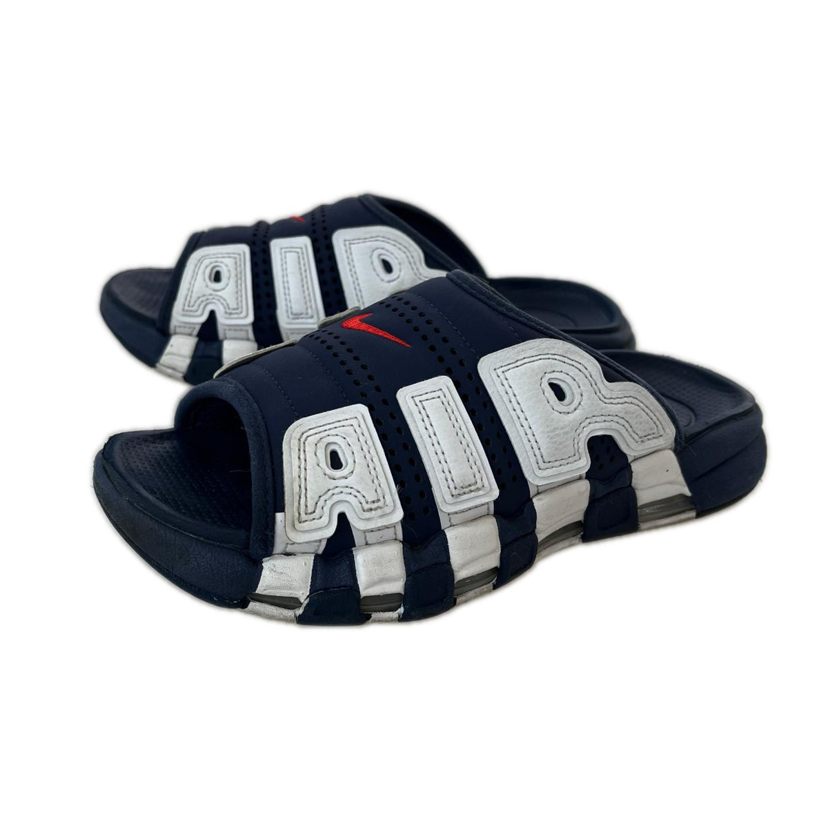 その他靴 AIR MORE UPTEMPO SLIDE 紺 (25.0cm) 25cm (US7 UK6 1/2 EU40) ネイビー