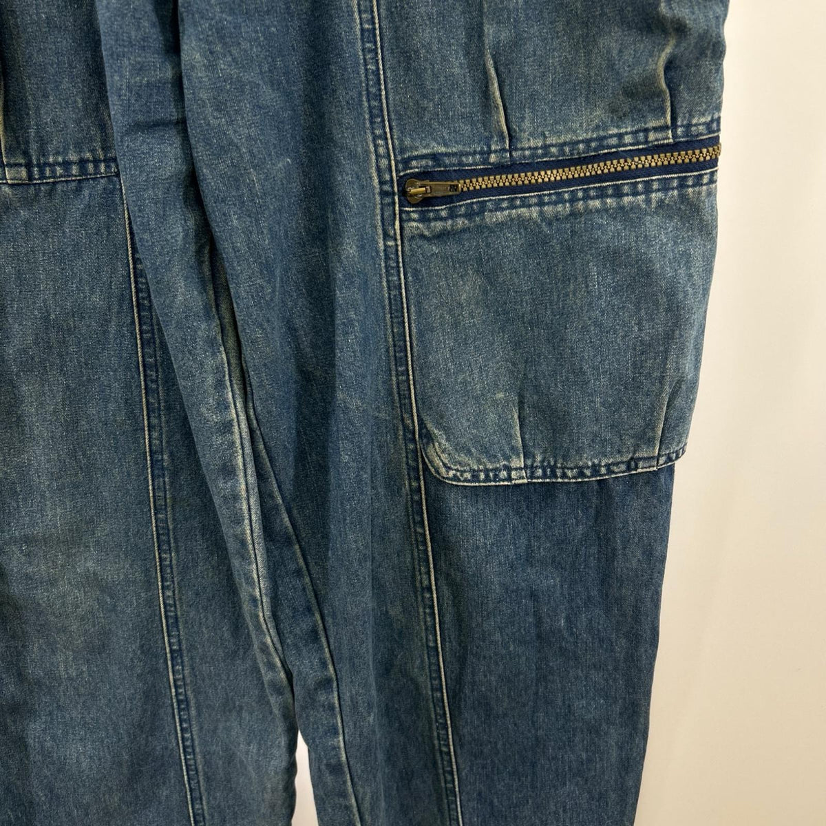 オーバーオール 80S～ SPORT JEANS IDG 32 32 ネイビー