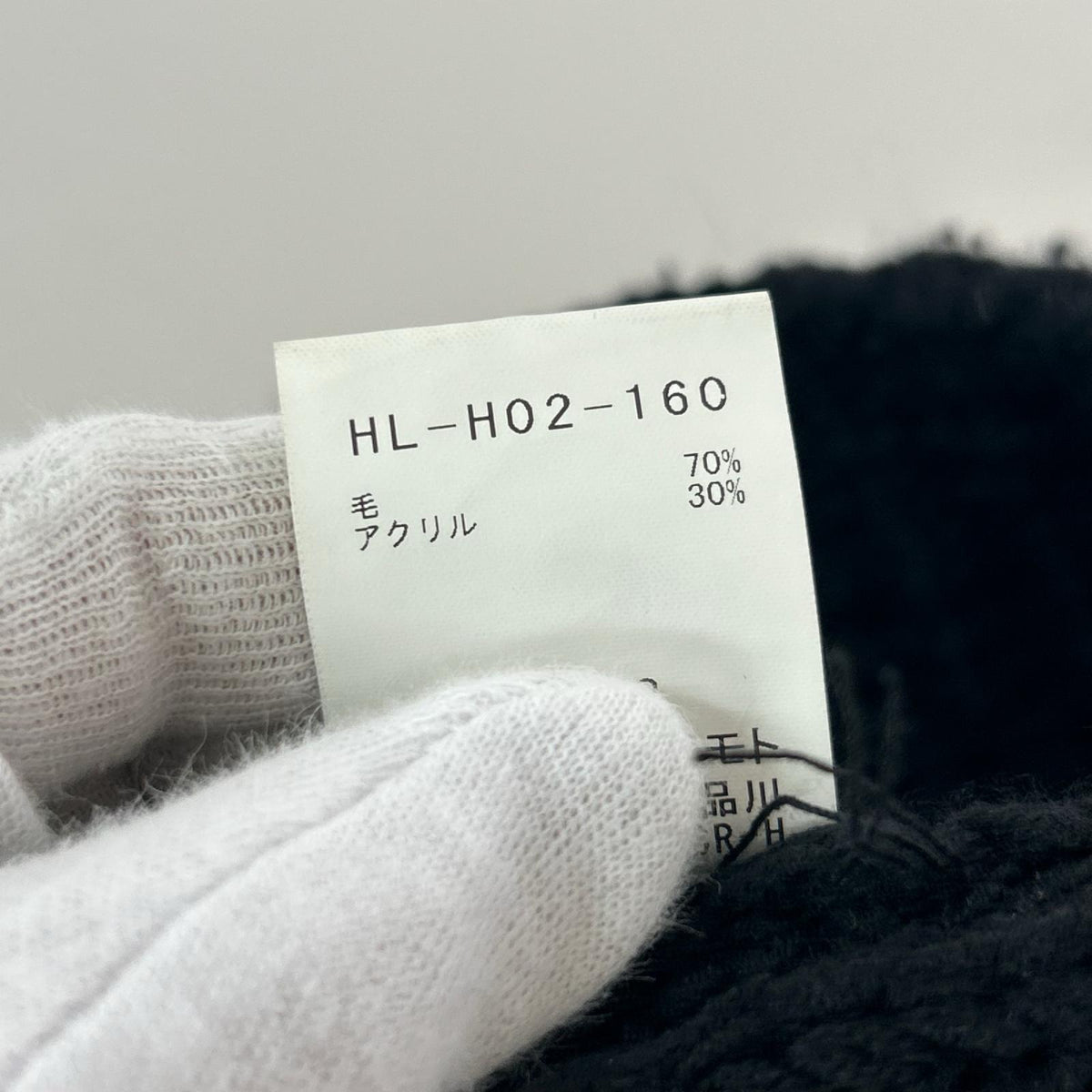 ハット 25AW POUR HOMME 黒 ブラック