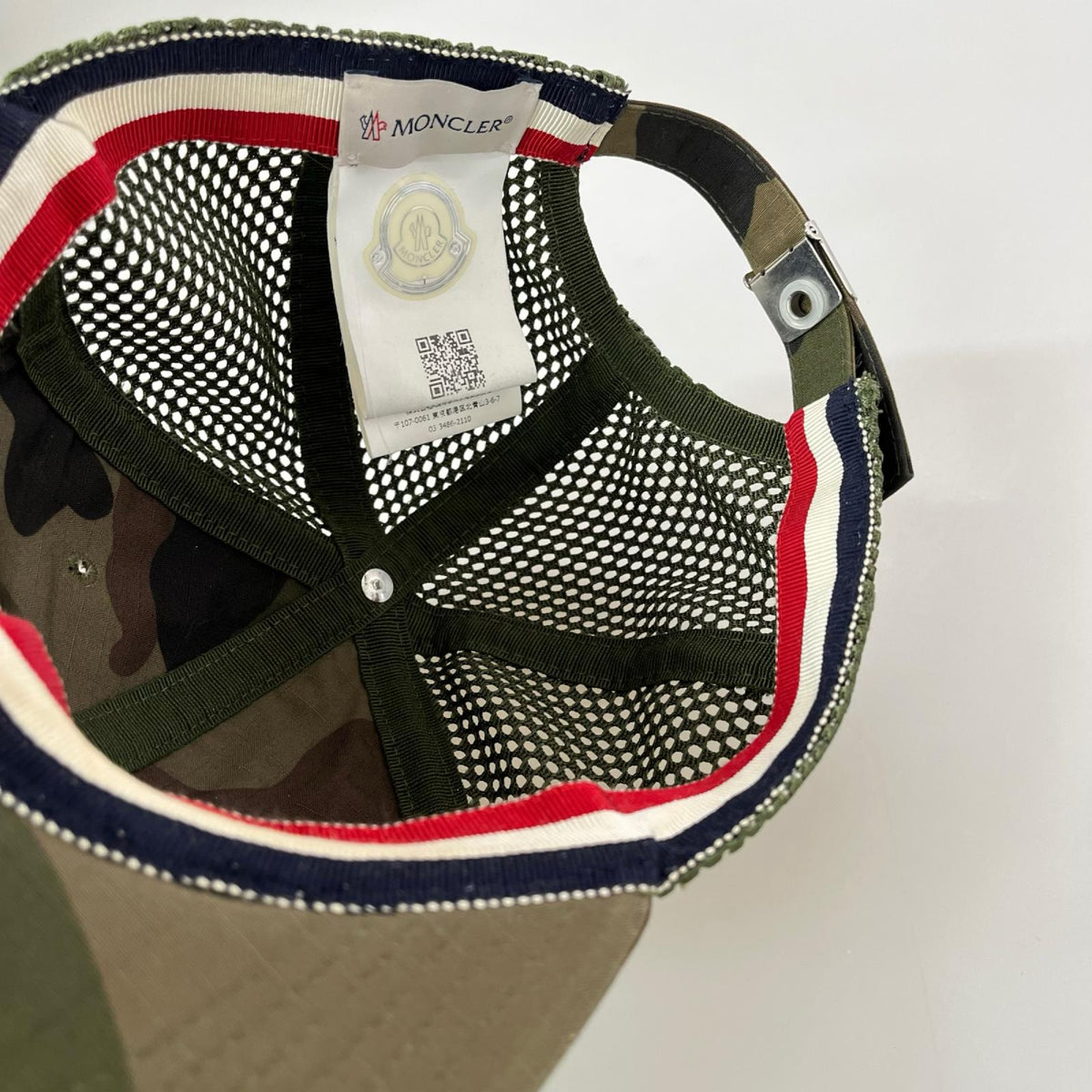 キャップ MONCLER BERRETTO BASEBALL ｶﾓﾒｯｼｭﾍﾞｰｽﾎﾞｰﾙｷｬｯﾌﾟ