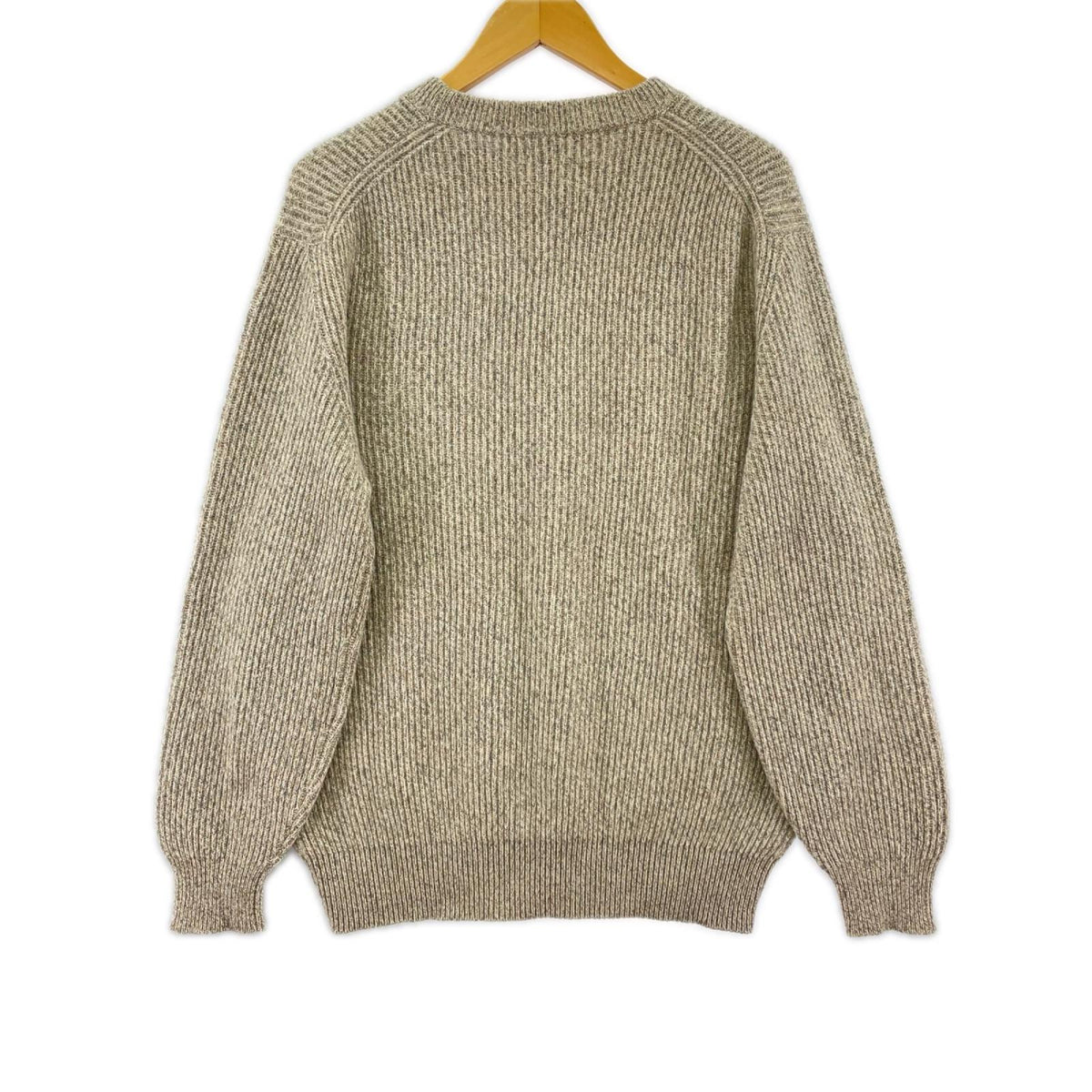 ニット ｶｼﾐﾔ 厚手ｾｰﾀｰ M ベージュ