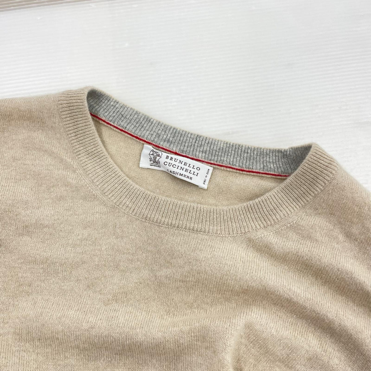 ニット ｶｼﾐﾔ ｾｰﾀ‐ 50 ベージュ