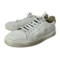 スニーカー leather sneaker 43 ホワイト