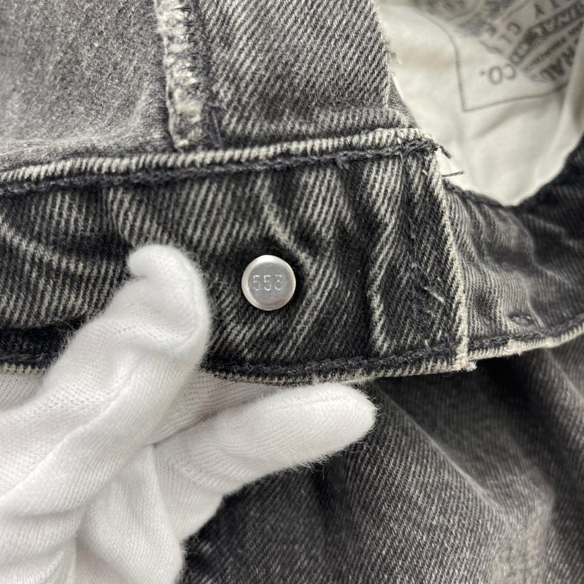 デニムパンツ 550 33 ブラック