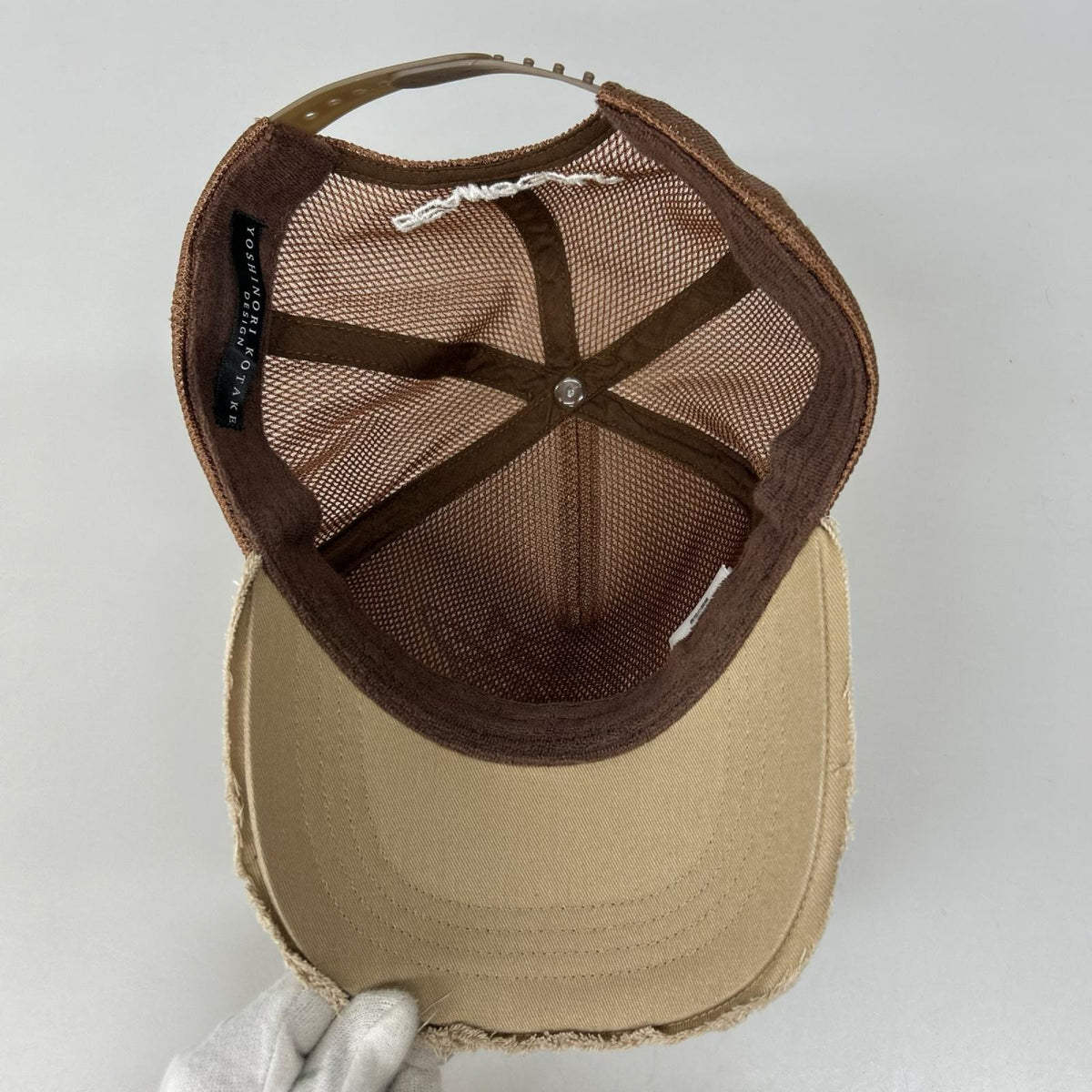 キャップ YOSHINORI KOTAKE × BEAMS GOLF キャップ ブラウン