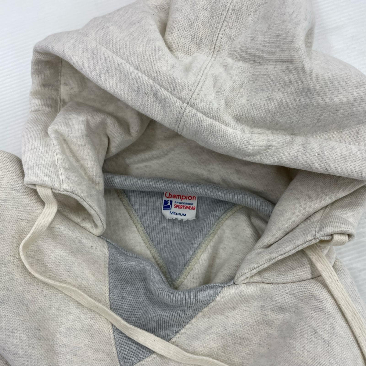 パーカー ダブルシックネス プルオーバー アフターフーデッドスウェットシャツ M ベージュ