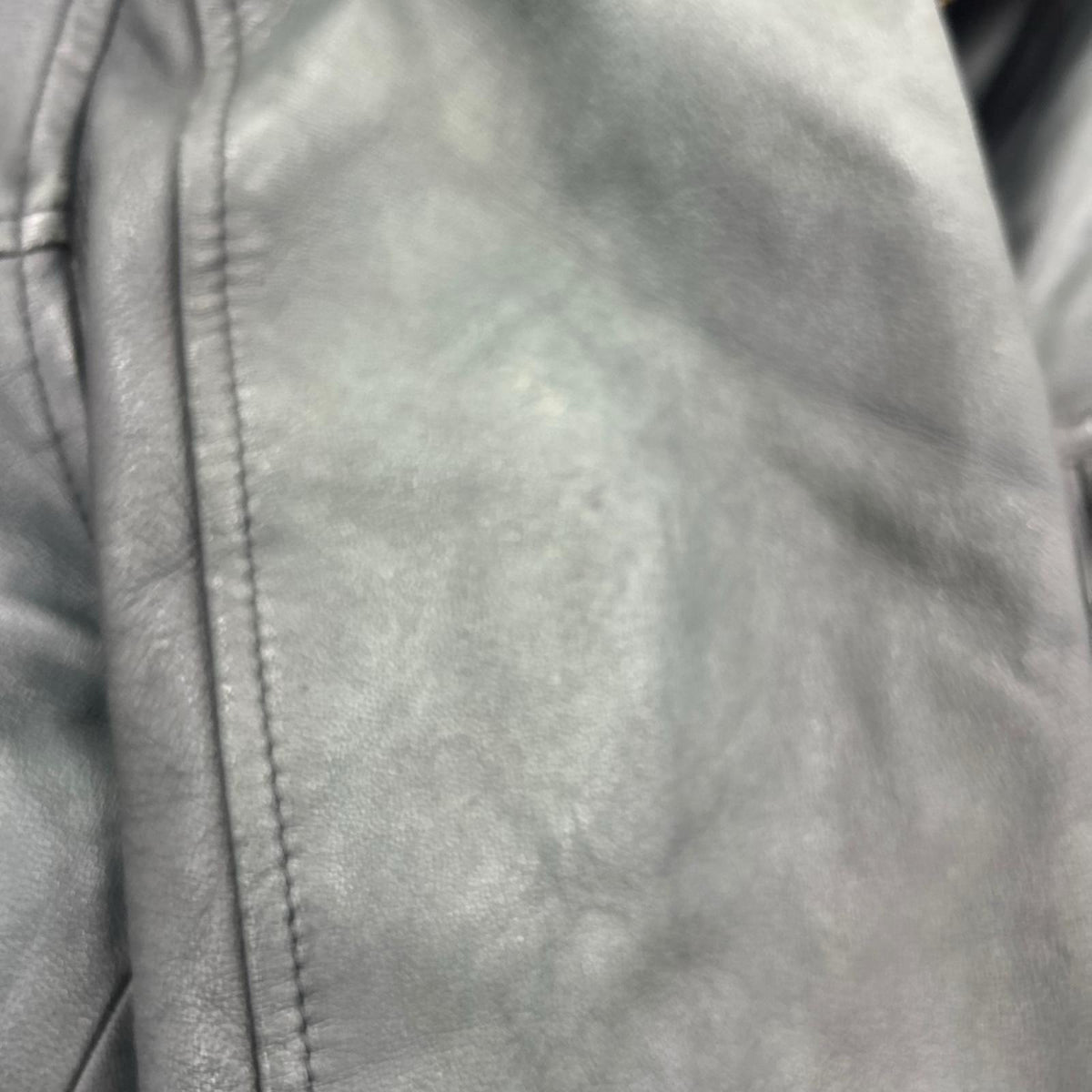 レザージャケット WHO'S WHO gallery Real Leather Flight Jacket L DGR L ブラック