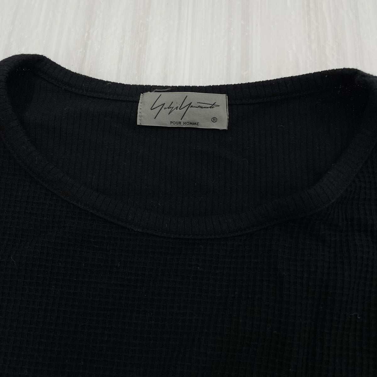長袖Ｔシャツ ボタンストラップサーマルカットソー 3 ブラック