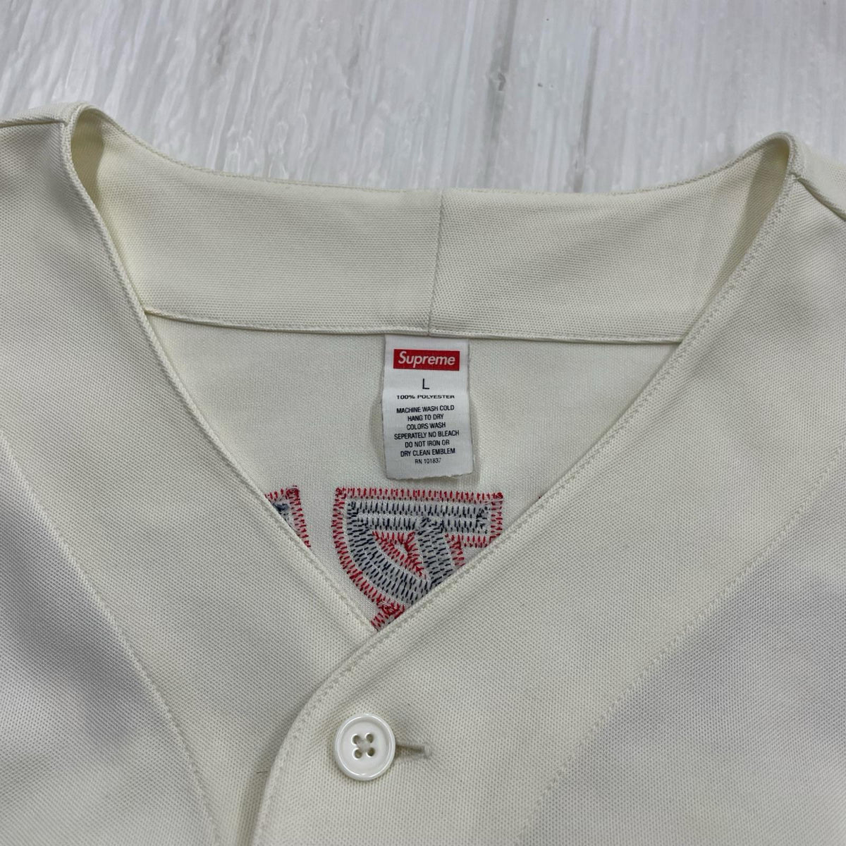 半袖シャツ 19SS Red Rum Baseball Jersey (L) L ホワイト