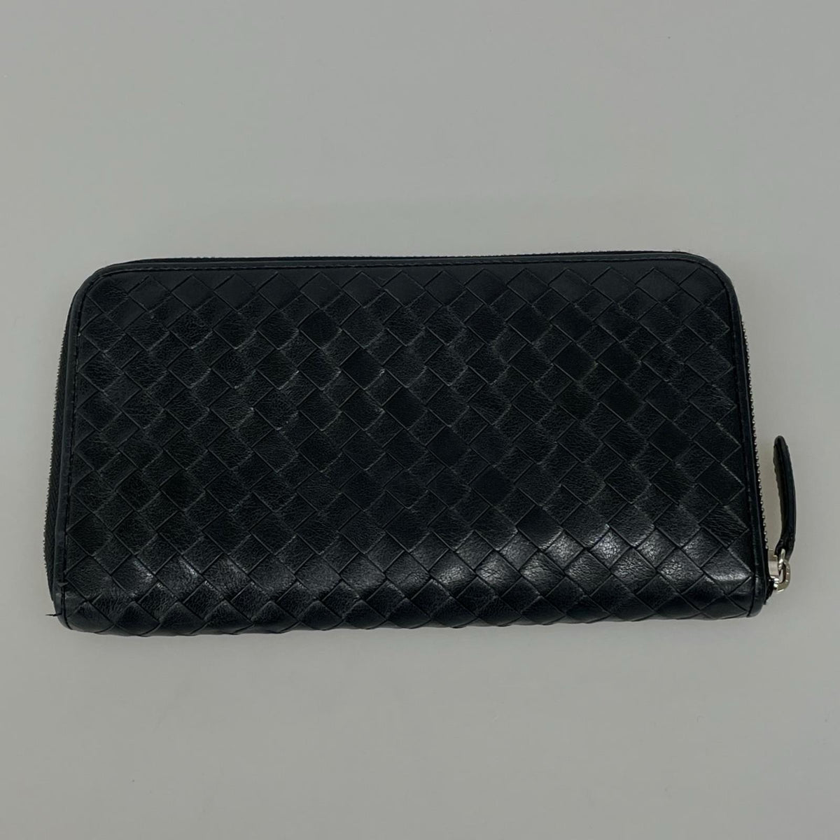 長財布 ニッティングメッシュジップウォレット BLK ブラック