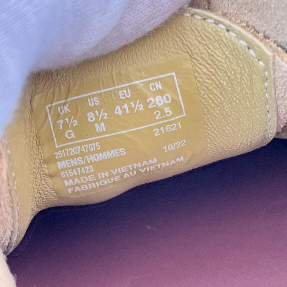 ブーツ ﾜﾗﾋﾞ―ｺﾞｱﾃｯｸ　26.0㎝ ベージュ