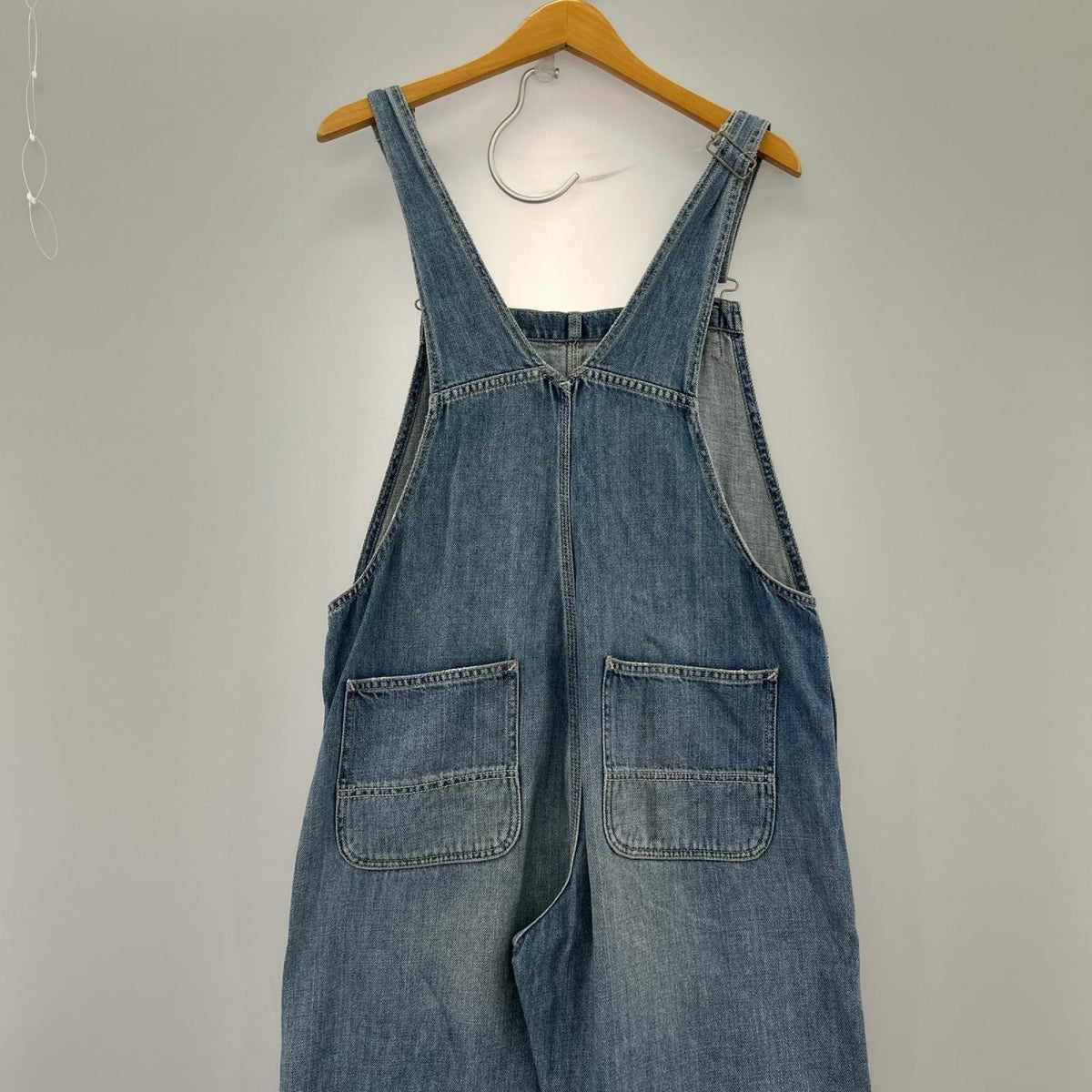 オーバーオール WIP WMNS BIB OVERALL STRAIGHT (S) S ブルー