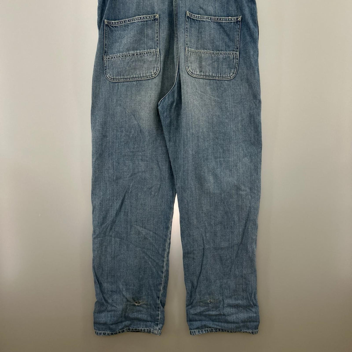 オーバーオール WIP WMNS BIB OVERALL STRAIGHT (S) S ブルー