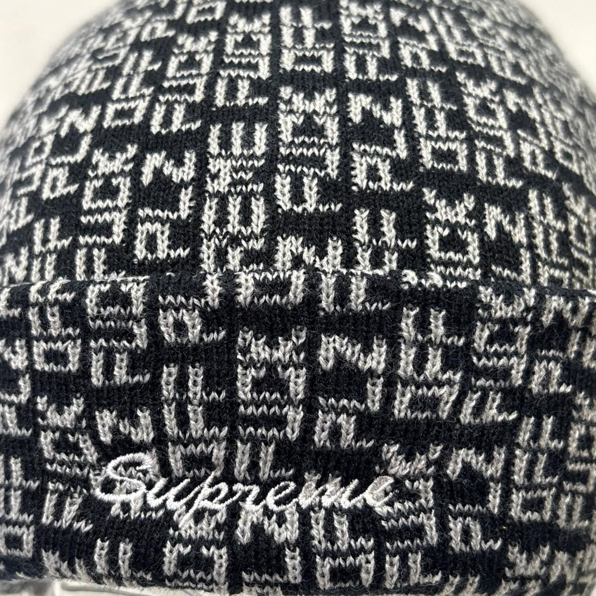 ニットキャップ 25SS Fuck Off Beanie ブラック