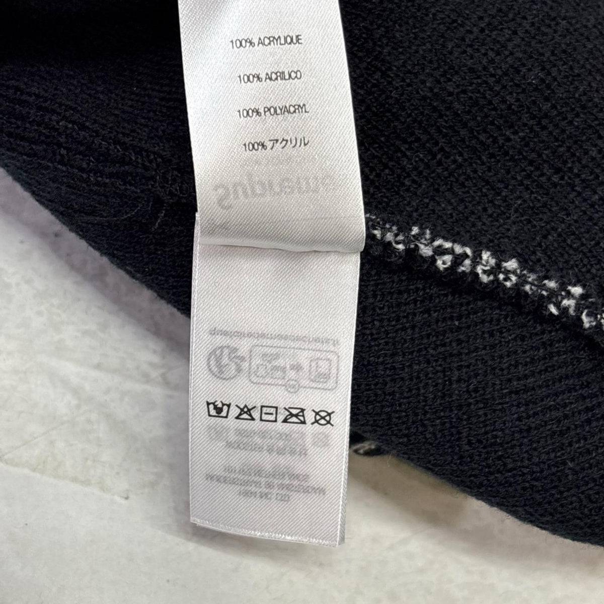 ニットキャップ 25SS Fuck Off Beanie ブラック