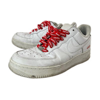 スニーカー × SUPREME AIR FORCE 1 LOW 白 (27.0) 27cm (US9 UK8 1/2 EU44) ホワイト