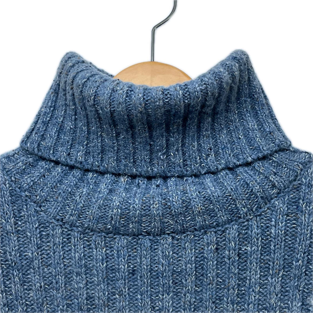 ニット CLANE 23AW/MIXYARN WIDE RIB TURTLE KNIT TOPS　1 1