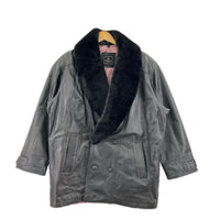レザージャケット MIRALGO ﾌｧｰｺｰﾄ BLK L L ブラック
