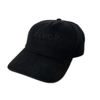 キャップ BLVCK PARIS ﾛｺﾞ銀 ブラック