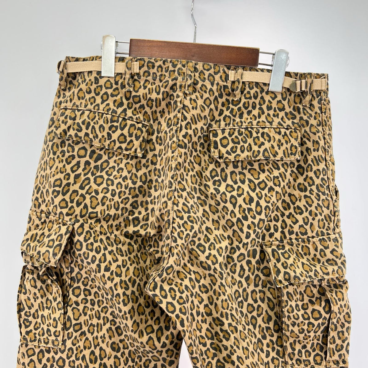 パンツ ﾚｵﾊﾟｰﾄﾞ ｶｰｺﾞ ﾊﾟﾝﾂ 茶 M M ブラウン