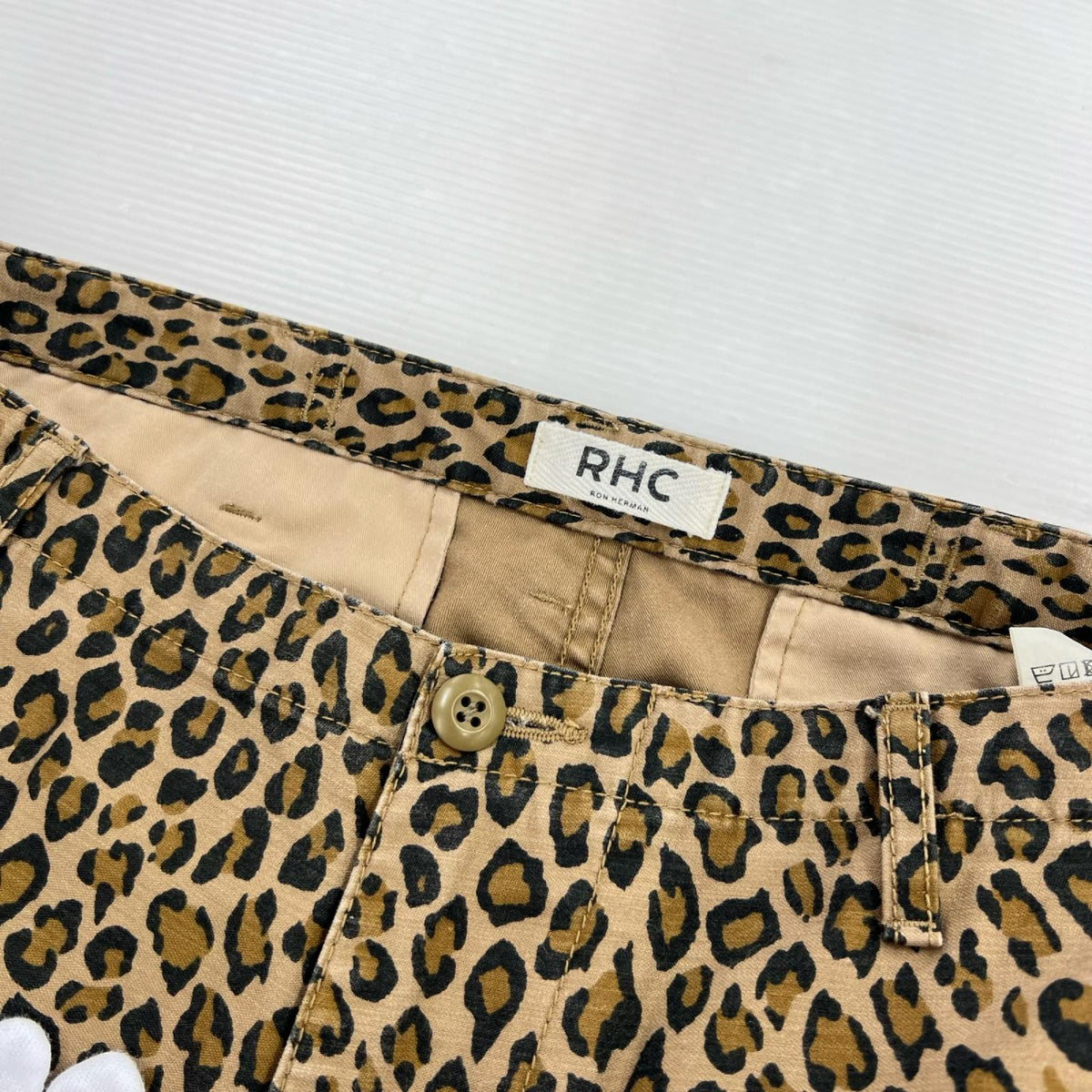パンツ ﾚｵﾊﾟｰﾄﾞ ｶｰｺﾞ ﾊﾟﾝﾂ 茶 M M ブラウン