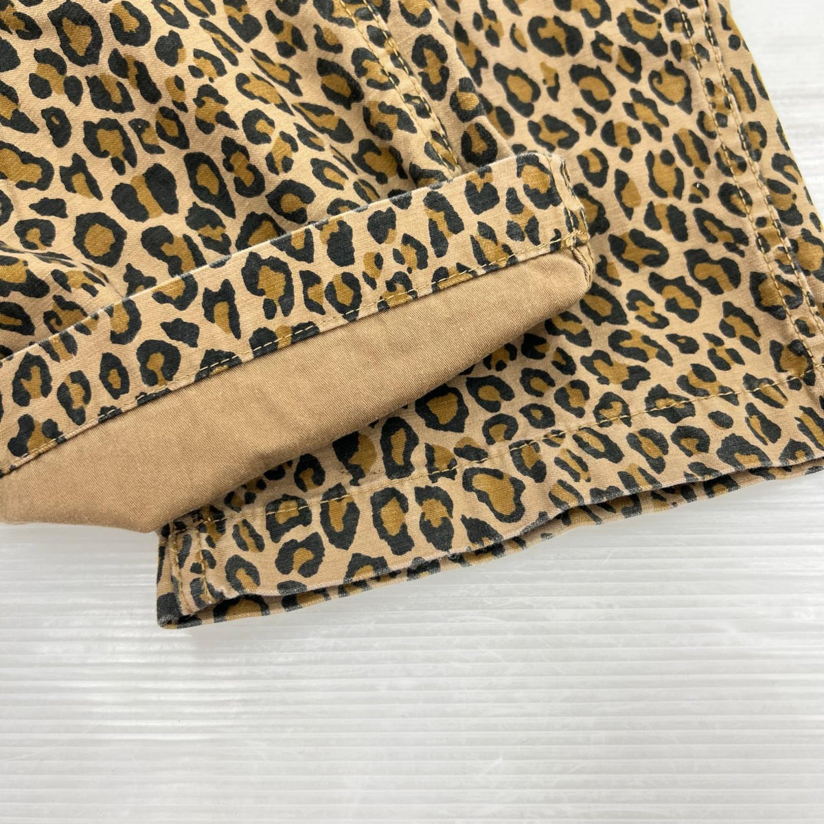 パンツ ﾚｵﾊﾟｰﾄﾞ ｶｰｺﾞ ﾊﾟﾝﾂ 茶 M M ブラウン