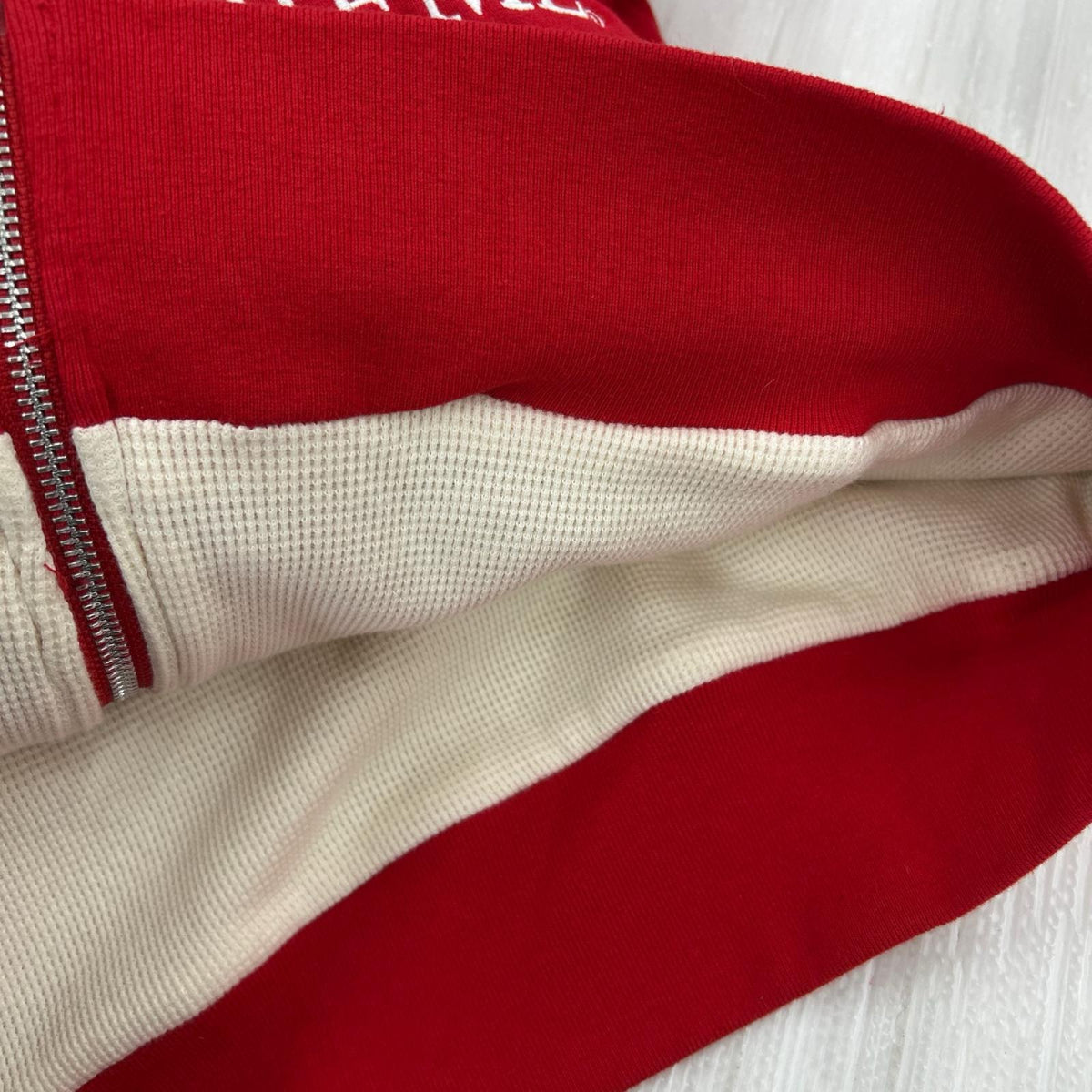 パーカー 19FW Thermal Zip Up Hooded Sweatshirt L L レッド