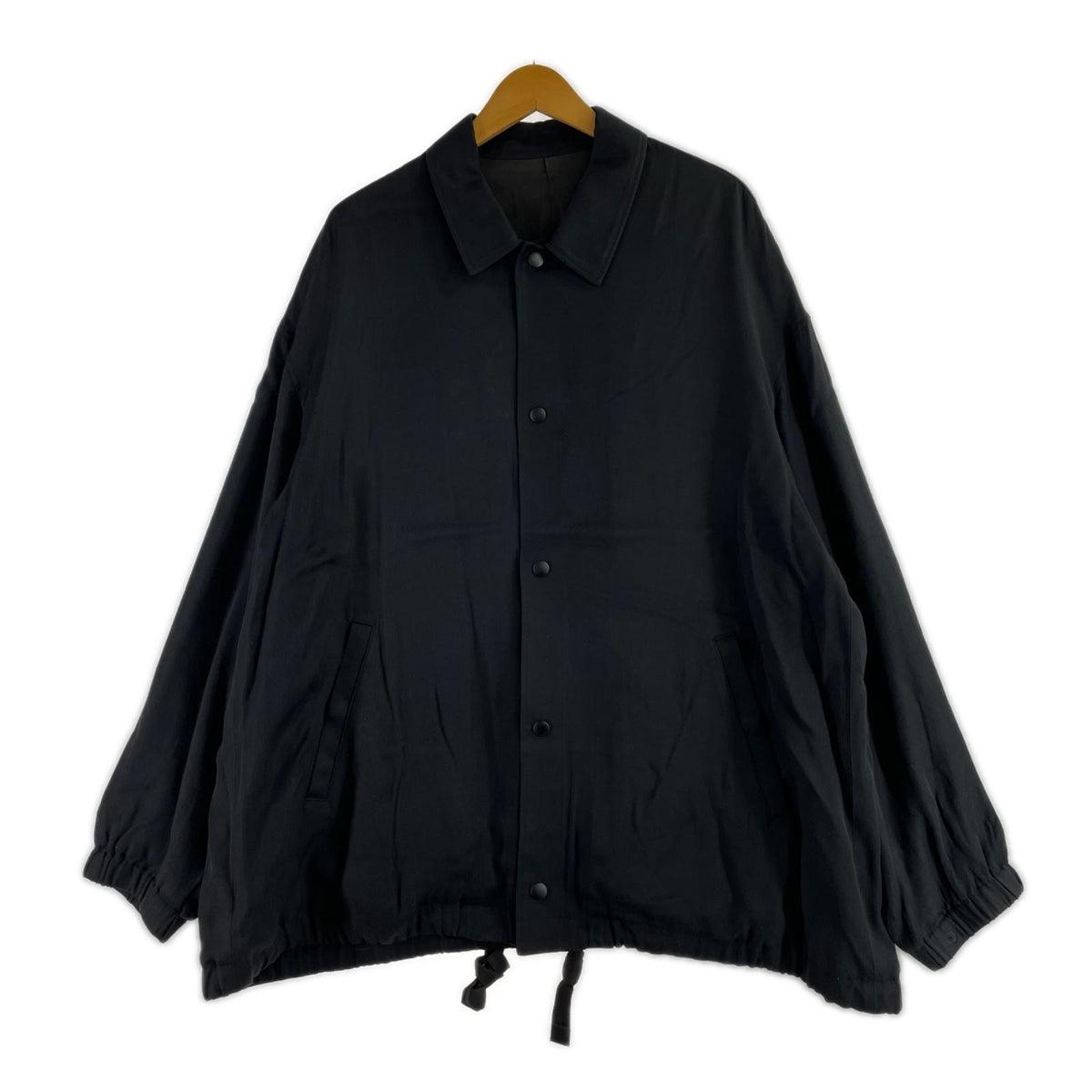 ジャケット ｺｰﾁｼﾞｬｹｯﾄ ﾘﾈﾝ 黒 (M) M ブラック