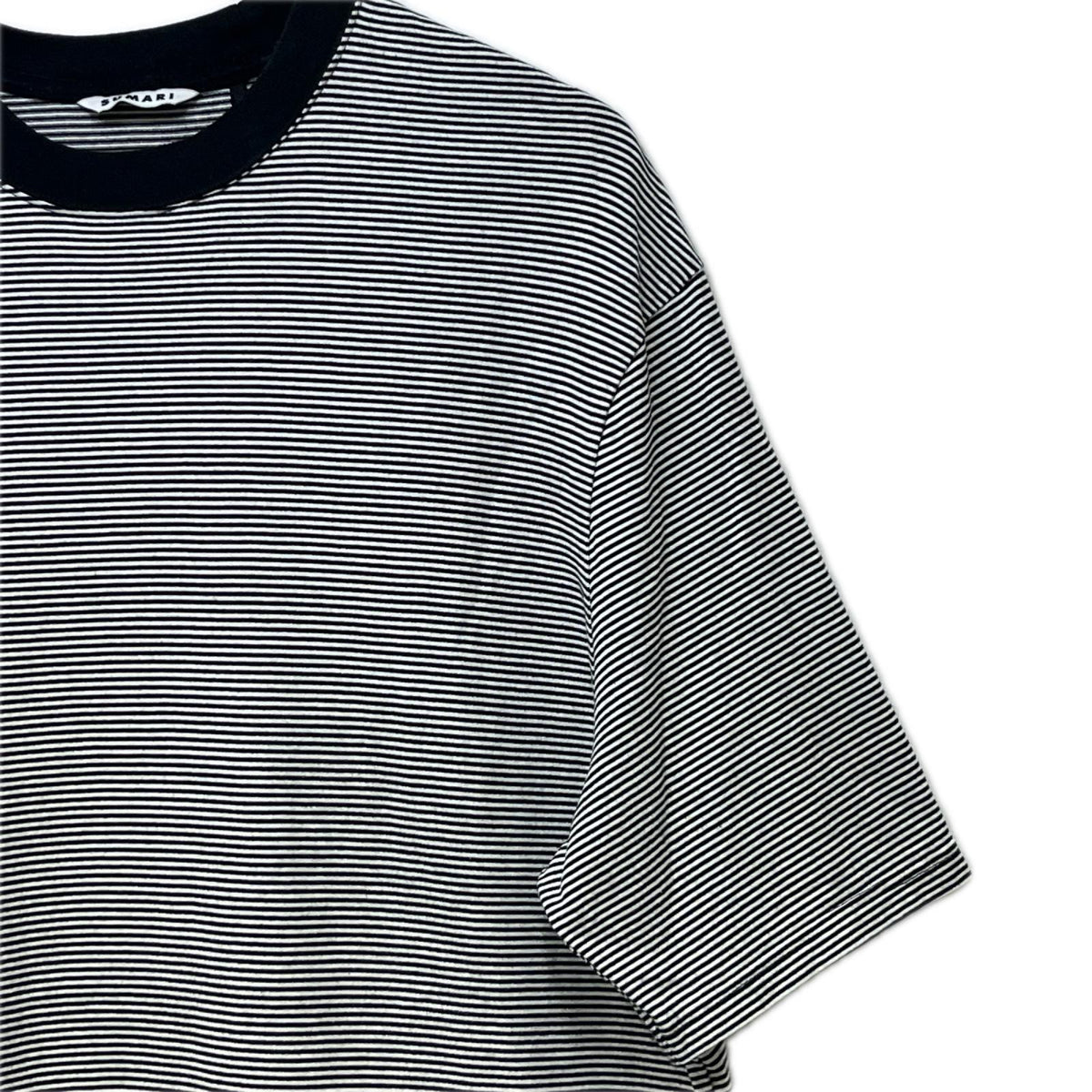 半袖Ｔシャツ SUMARI HEMCODE BORDER T-SHIRT ﾎﾞｰﾀﾞｰTee 2 2