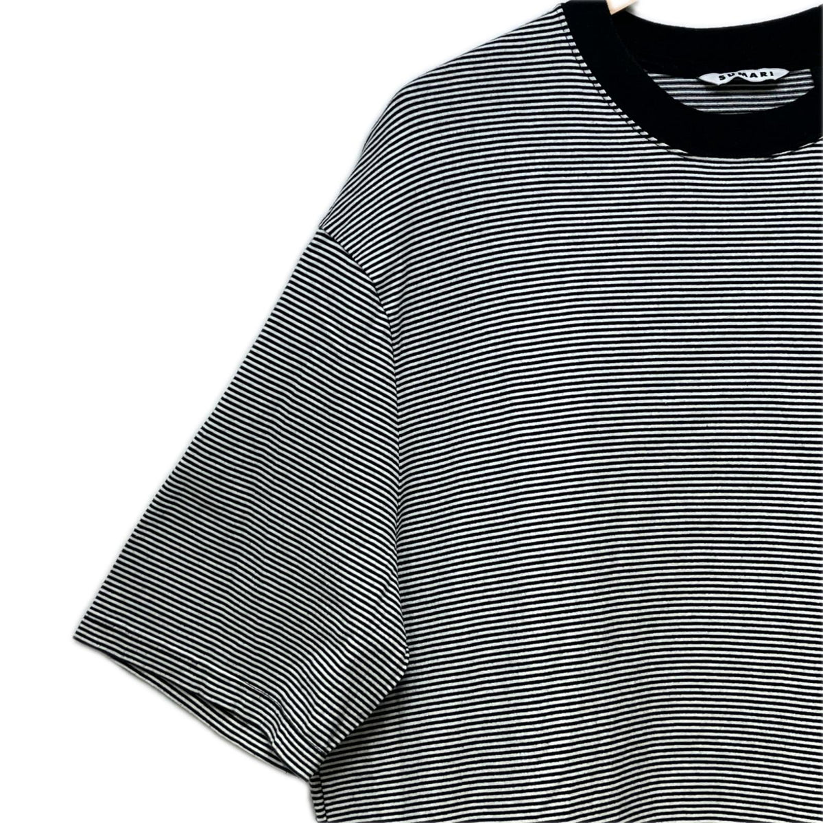 半袖Ｔシャツ SUMARI HEMCODE BORDER T-SHIRT ﾎﾞｰﾀﾞｰTee 2 2