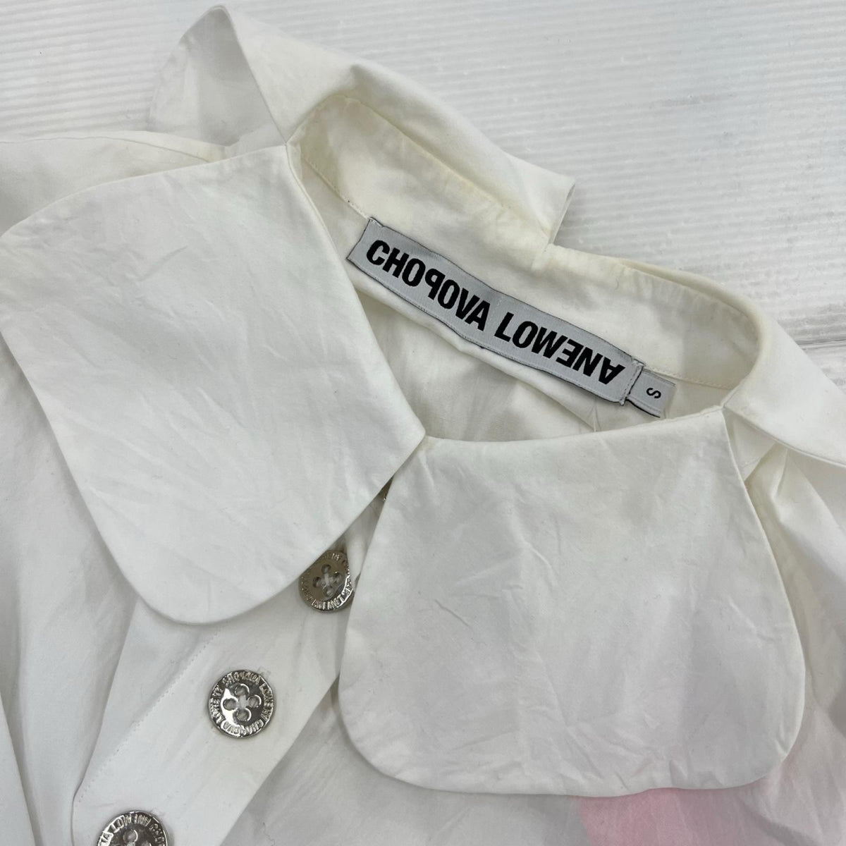 長袖シャツ CHOPOVA LOWENA 白 S ホワイト