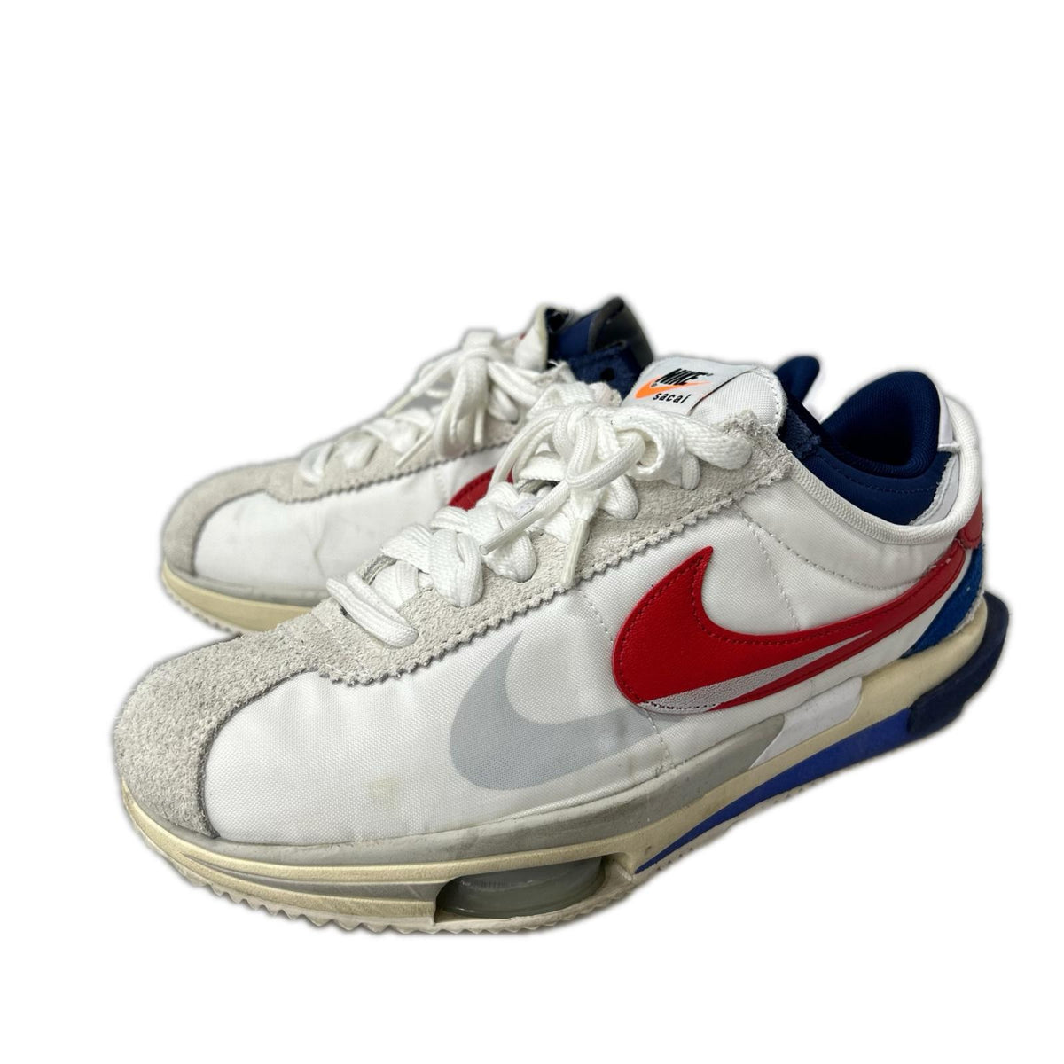 スニーカー ×sacai Zoom Cortez 27cm (US9 UK8 1/2 EU44) ホワイト