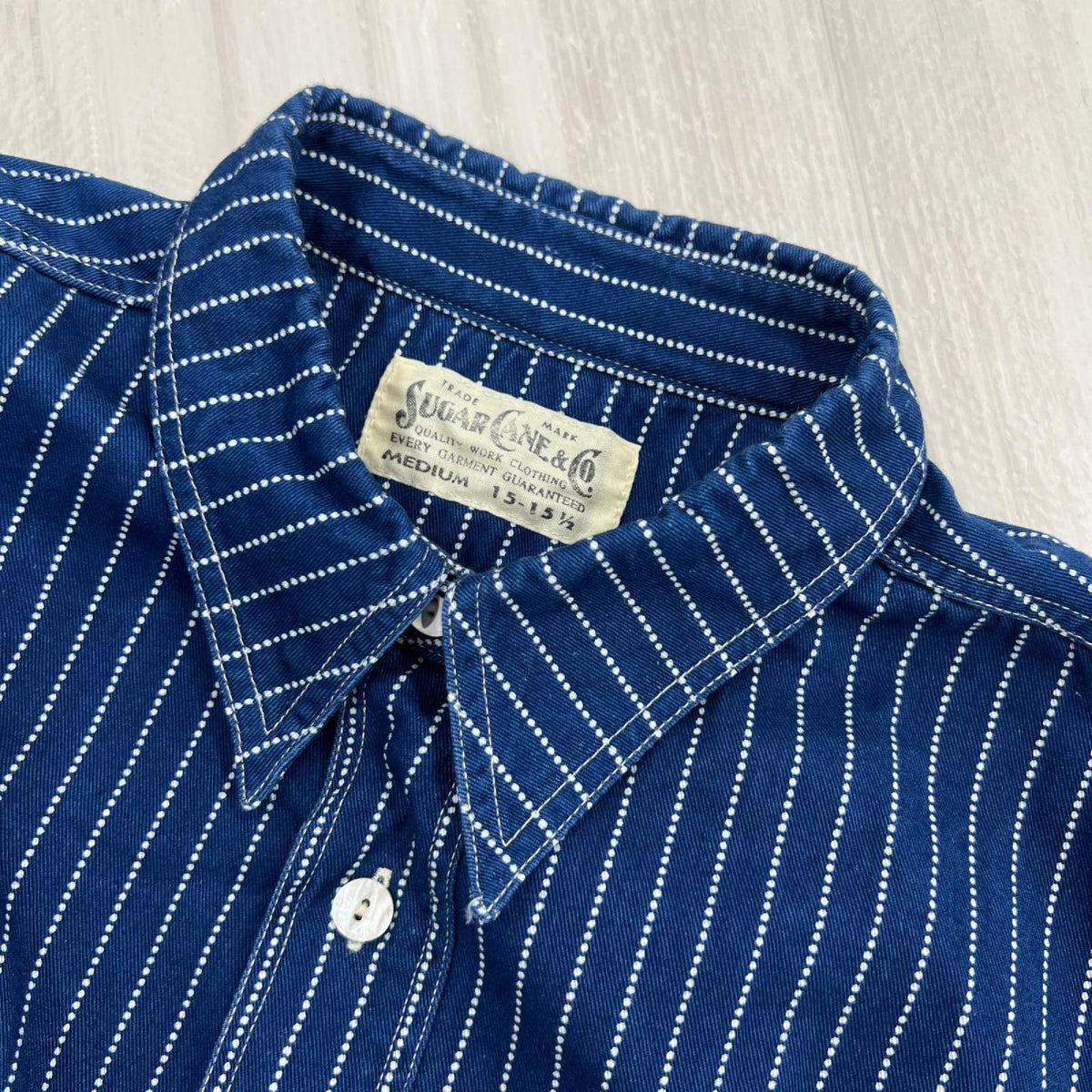 半袖シャツ ｳｫﾊﾞｯｼｭ ｽﾄﾗｲﾌﾟｼｬﾂ (M) M