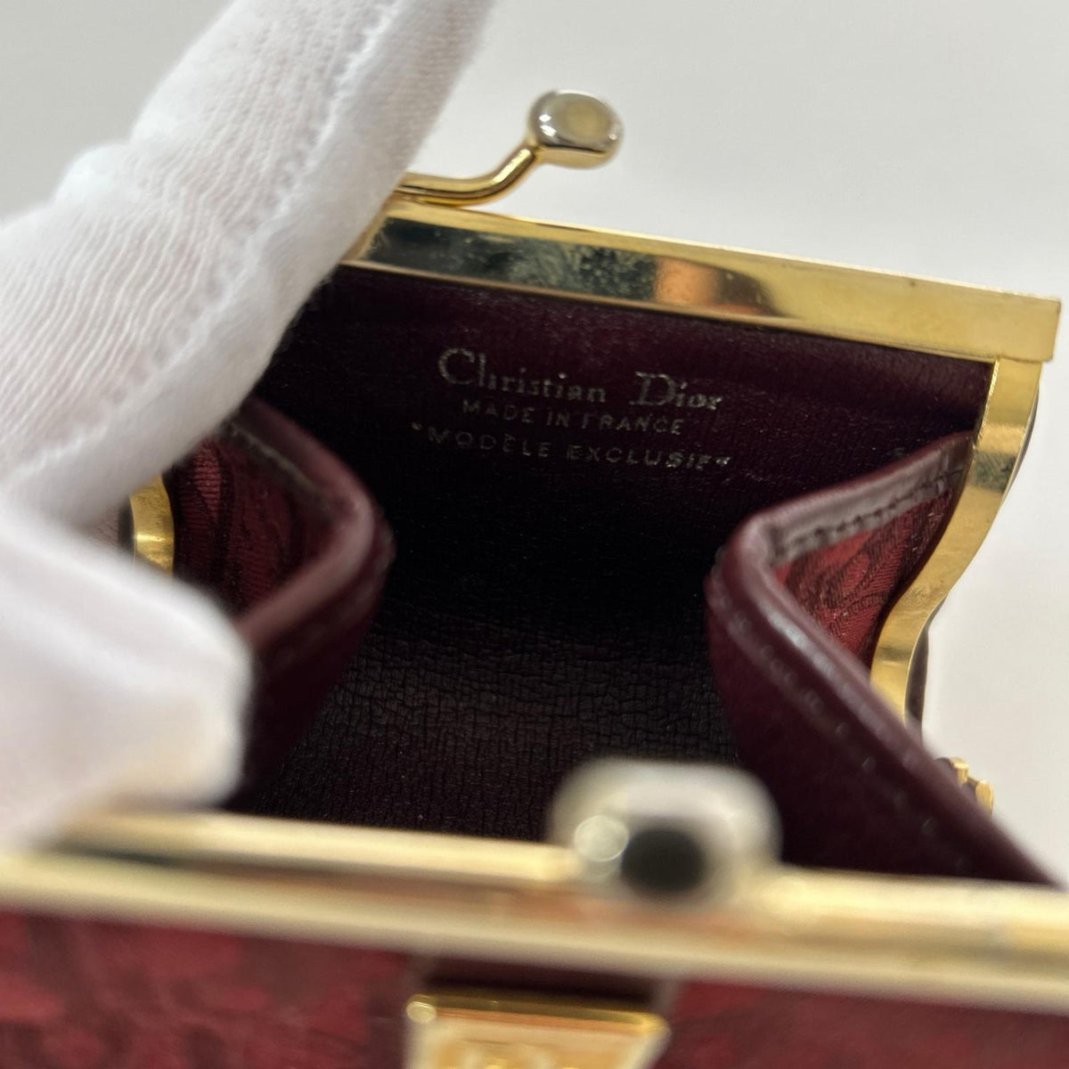 Dior 小物入れ ﾄﾛｯﾀｰ 赤