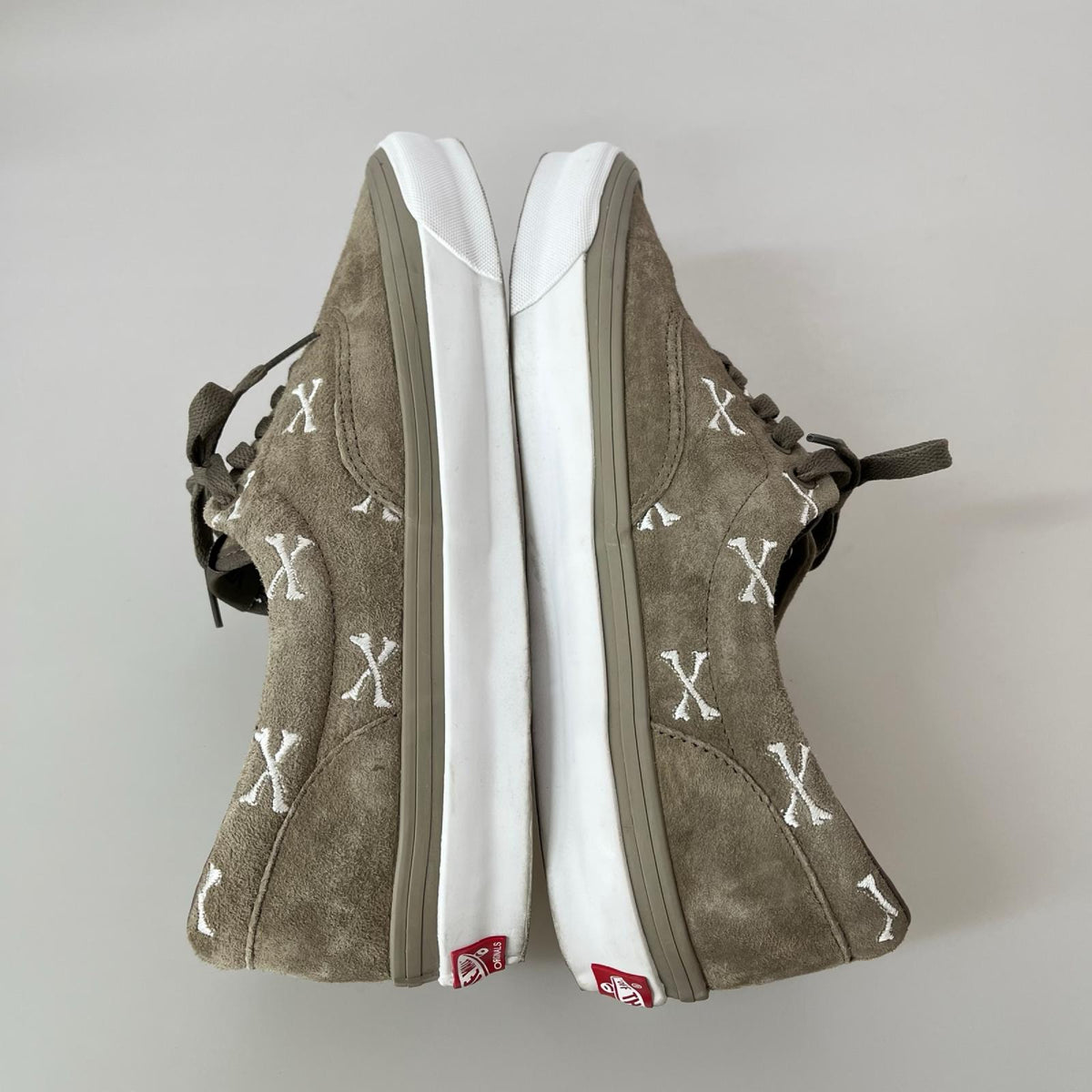 スニーカー ×VANS Bones OG Authentic LX OLV 29.0cm 29cm (US11 UK10 1/2 EU48) ベージュ