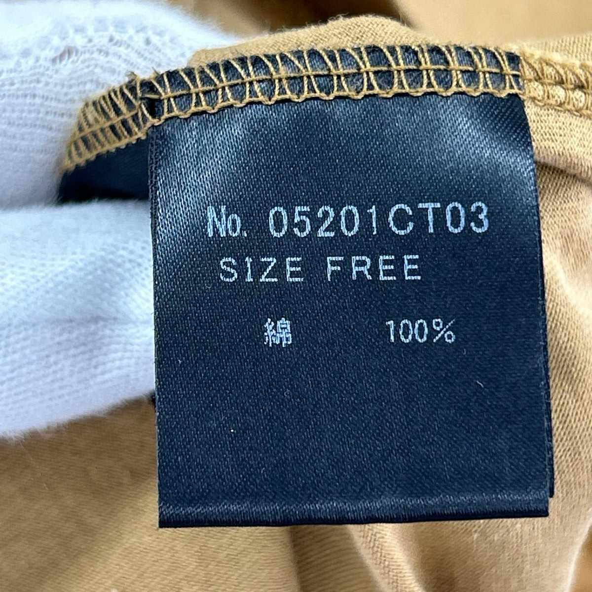 半袖Ｔシャツ Vﾈｯｸ BEG (F) フリー ブラウン