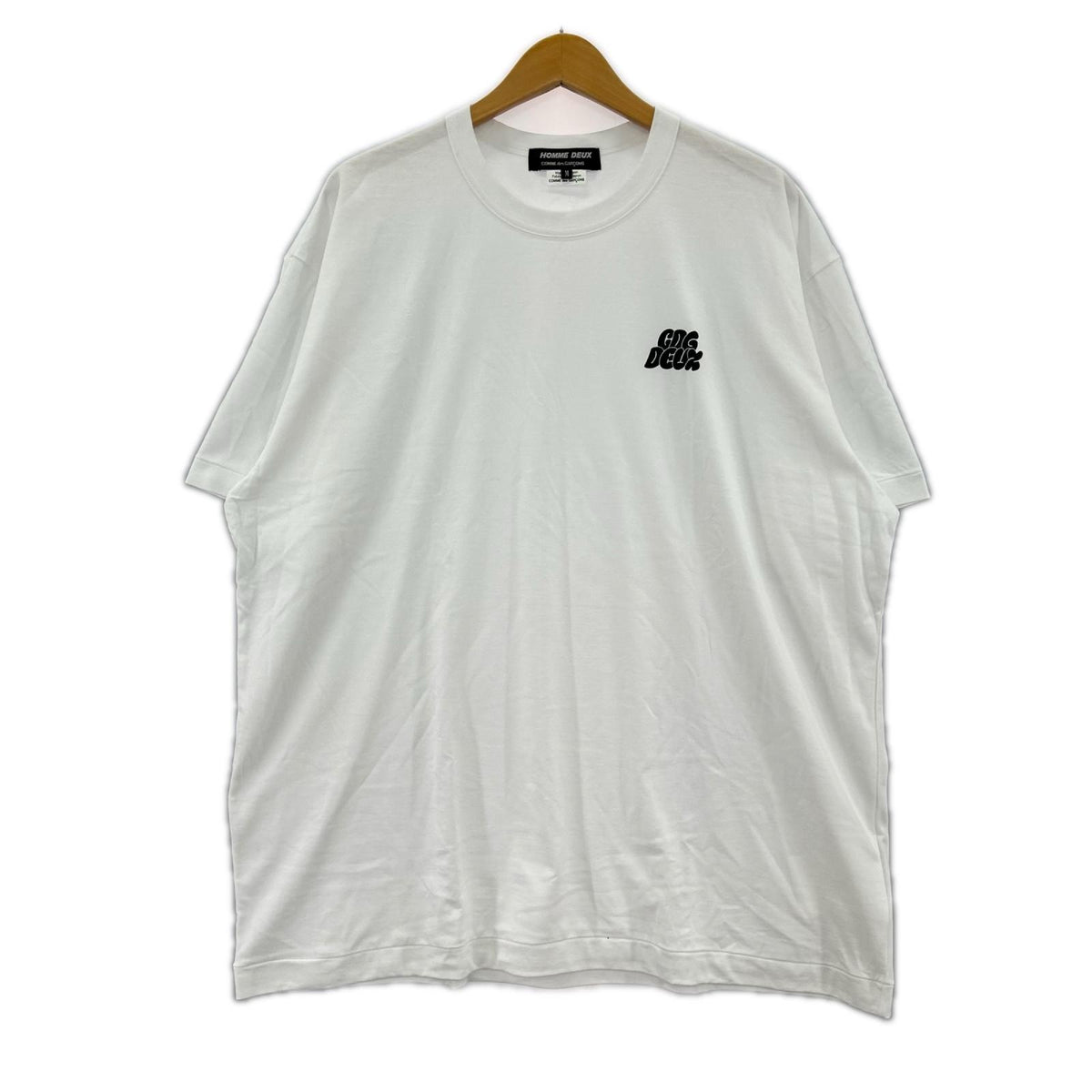 半袖Ｔシャツ HOMME DEUX ﾛｺﾞ WHT (M) M ホワイト